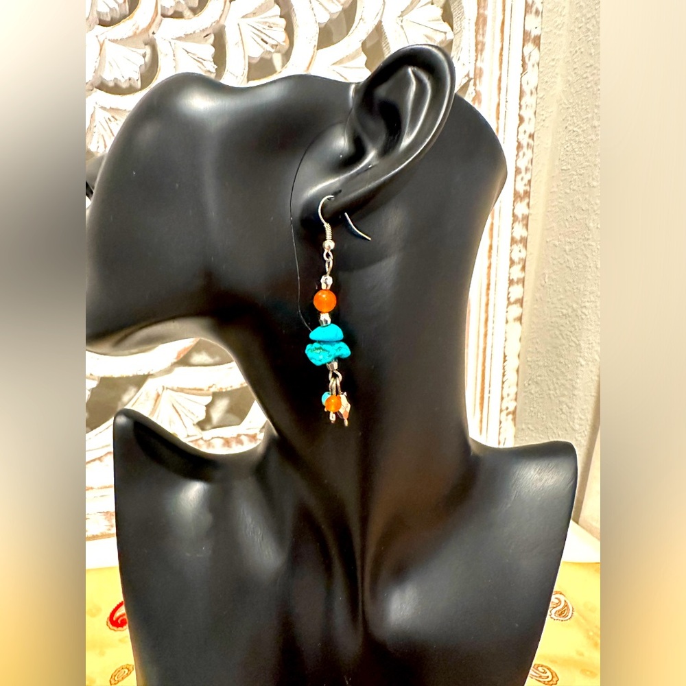 Unique Handmade Beads Earrings!!! Colorful Earrings!!! Bohemian-Casual-Elegant